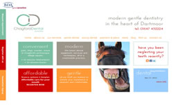 Chagford Dental Practice website screenshot