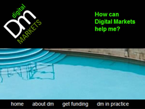 Digital Markets website, Penzance Cornwall. Designed, built and maintained by The Drawing Board