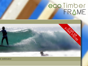 Eco Timber Frame website, and example of excellent web design and marketing solutions in Cornwall from the Drawing Board.