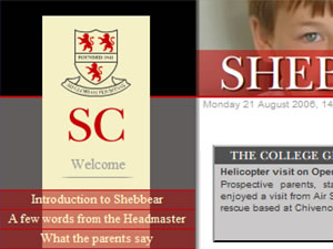 Shebbear college website designed and maintained by the Drawing Board in Cornwall